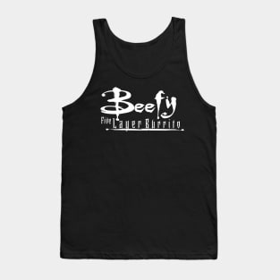Beefy Five Layer - WHITE Tank Top